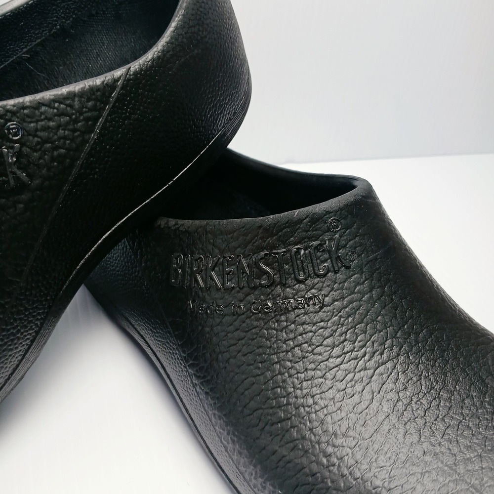 Birkenstock Super Birki Black Clogs Professional Work Shoes Womens 7 Mens 5 38 - Picture 9 of 15